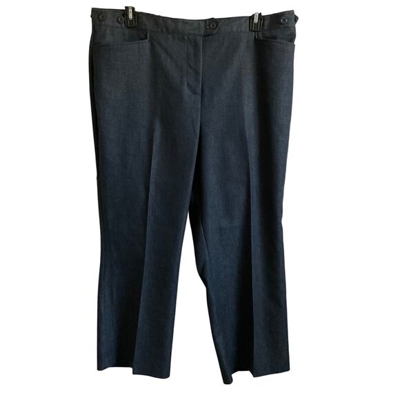 Maggie Barnes for Catherine’s Denim Dark Wash Trousers - Size 18WP - NEW - Picture 1 of 7